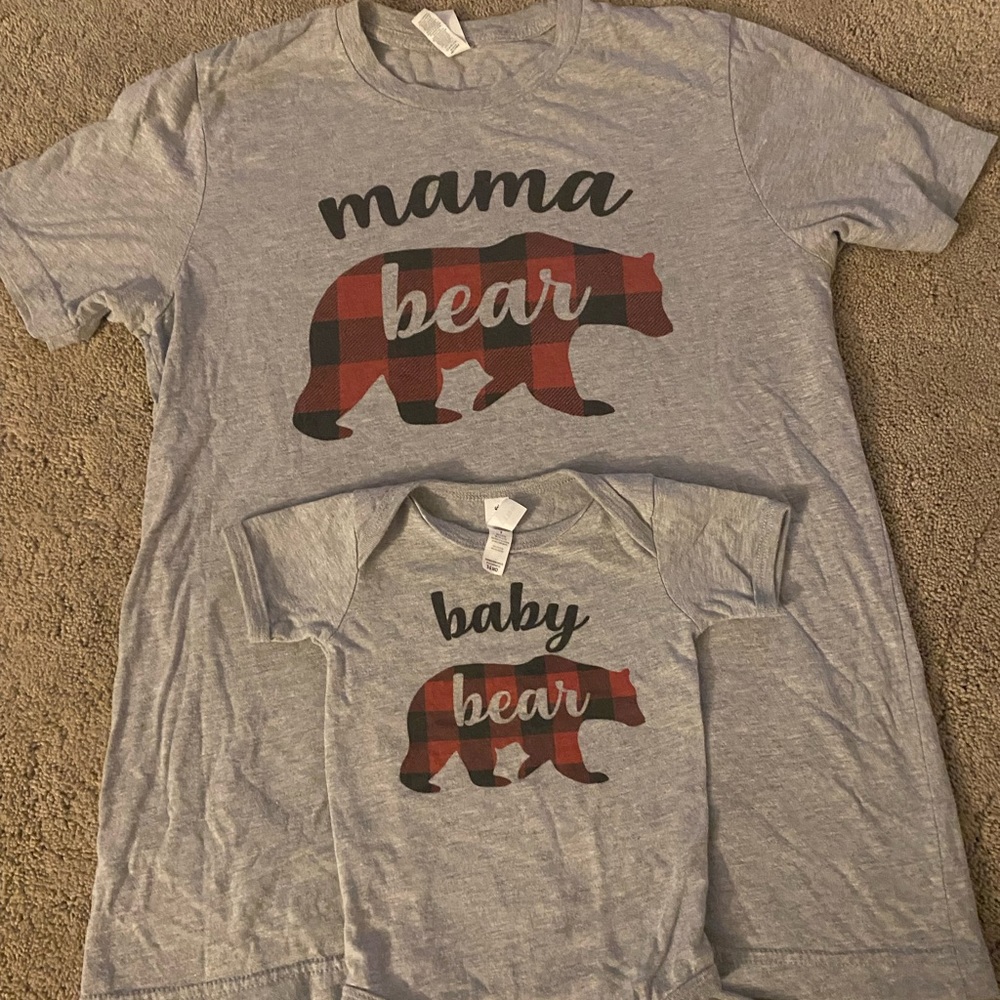 Mama Bear and Baby Bear matching set